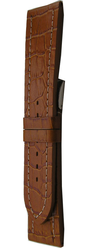 l'ordinaire Alligator Grain Calf Leather Strap